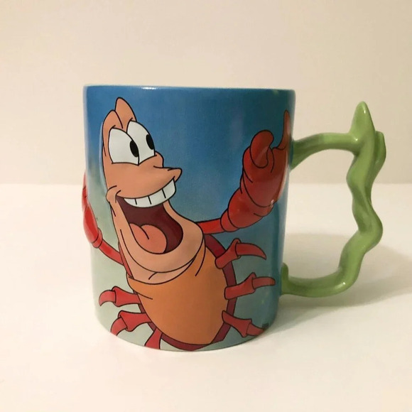 Disneys The  Little Mermaid Sebastian and Sea Creatures Coffee Mug Cup - Picture 11 of 13